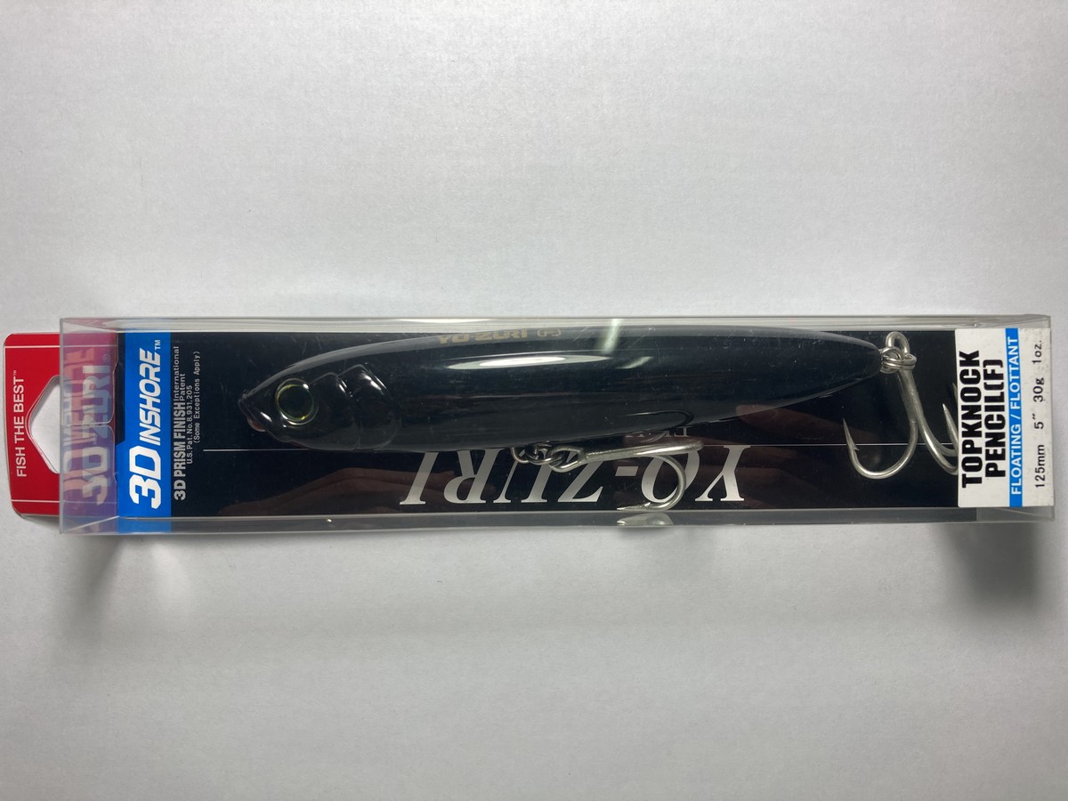 +++ เหยื่อ Yo-Zuri 3D Inshore Topknock Pencil 125 สี Black ของใหม่ +++