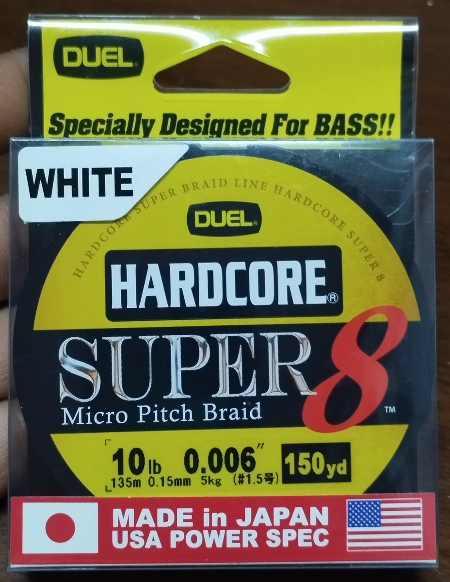 31.​ สายPE.​ DUEL​ Hardcore​ SUPER​ ถัก​8​ ขนาด​ 10LB