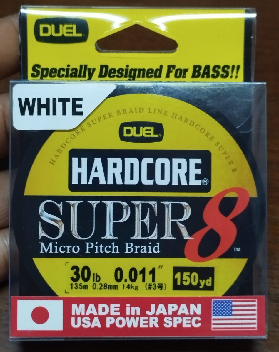 34.​ สายPE.​ DUEL​ Hardcore​ SUPER​ ถัก​8​ ขนาด​ 30LB