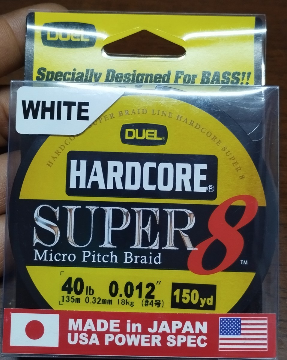 5.​ สายPE.​ DUEL​ Hardcore​ SUPER​ ถัก​8​ ขนาด​ 40LB