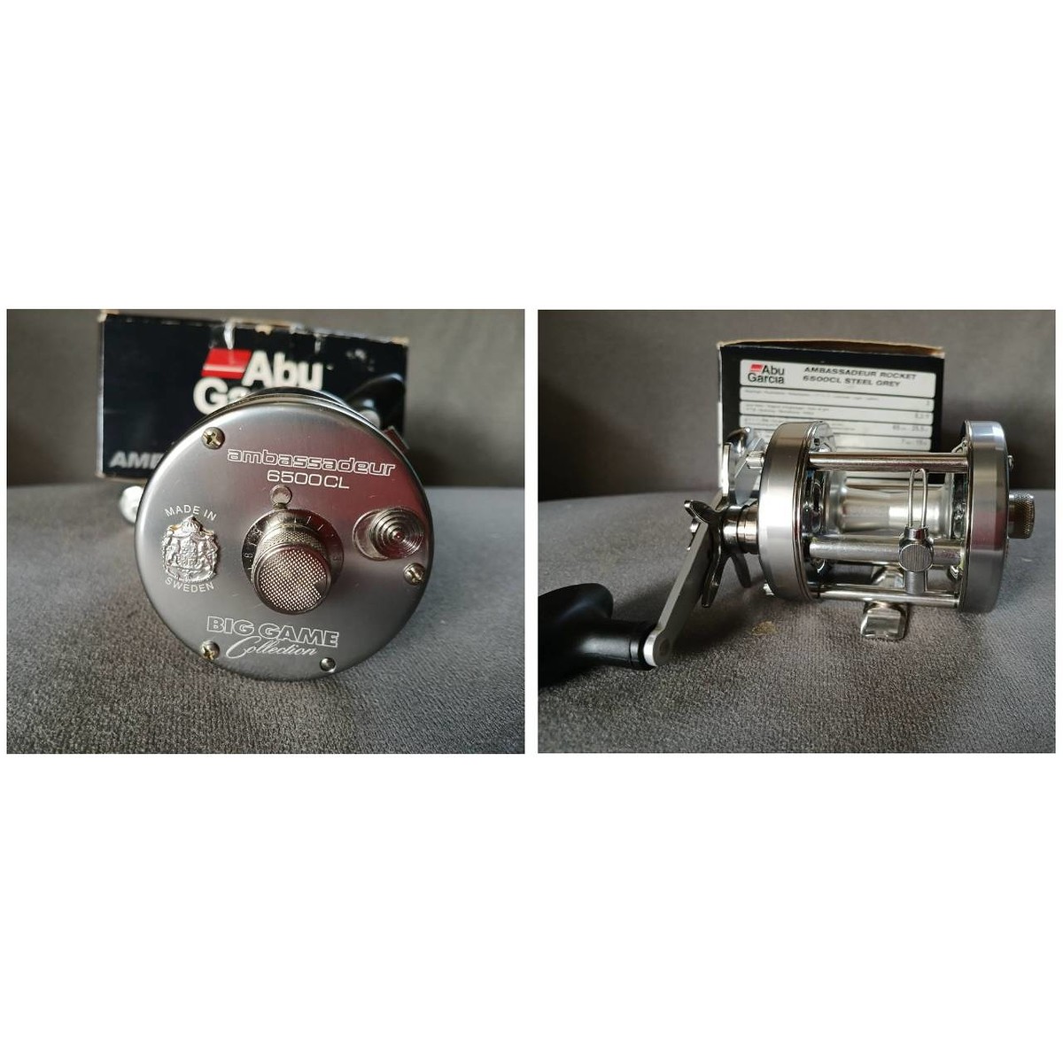 Abu6500 cl steel grey