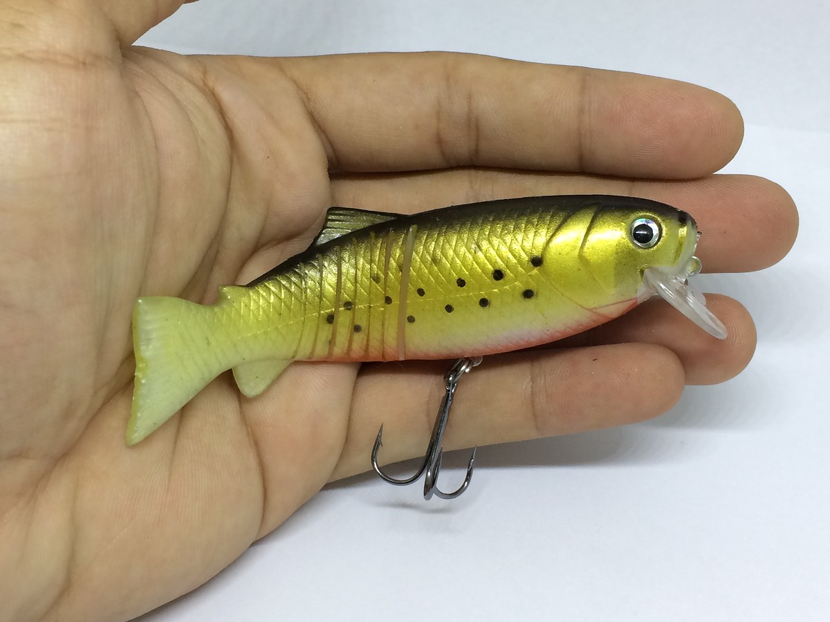 ปลากระบอก Minnow บั้งยาง ขนาด 10 CM หนัก 18g