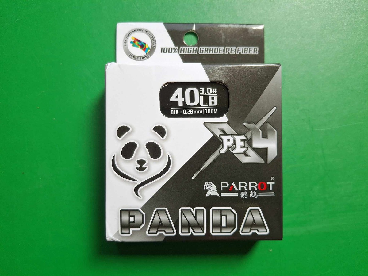 ++++ สาย PE ถัก 4 ยี่ห้อ Panda PE3 สี มัลติ ยาว 100 เมตร ++++