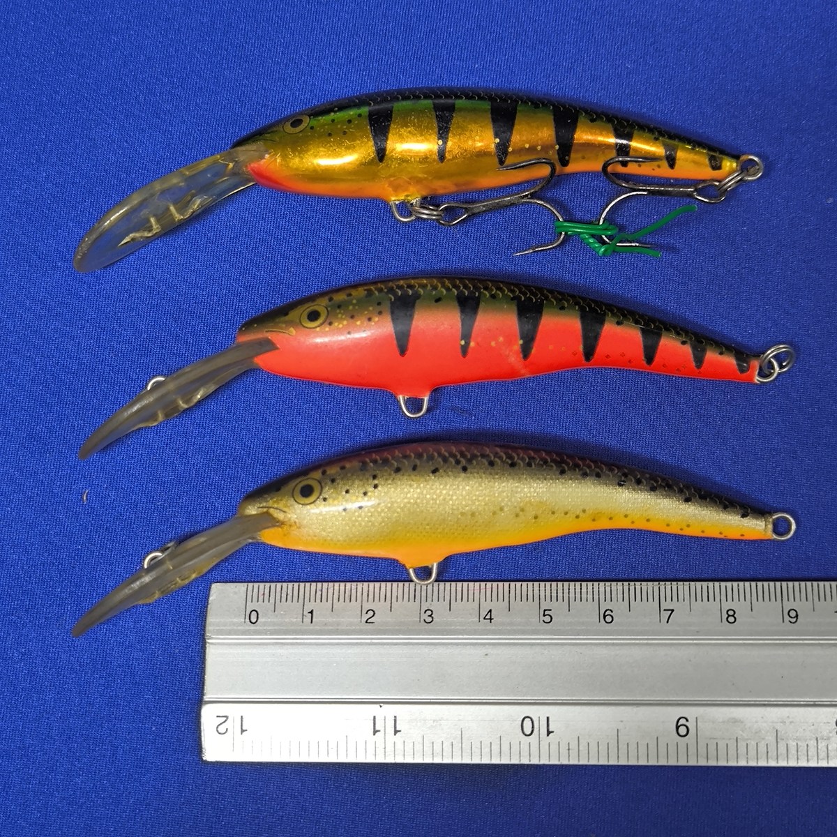 RAPALA เทลแด๊นซ์ สภาพดีสีสวย 3ตัว 