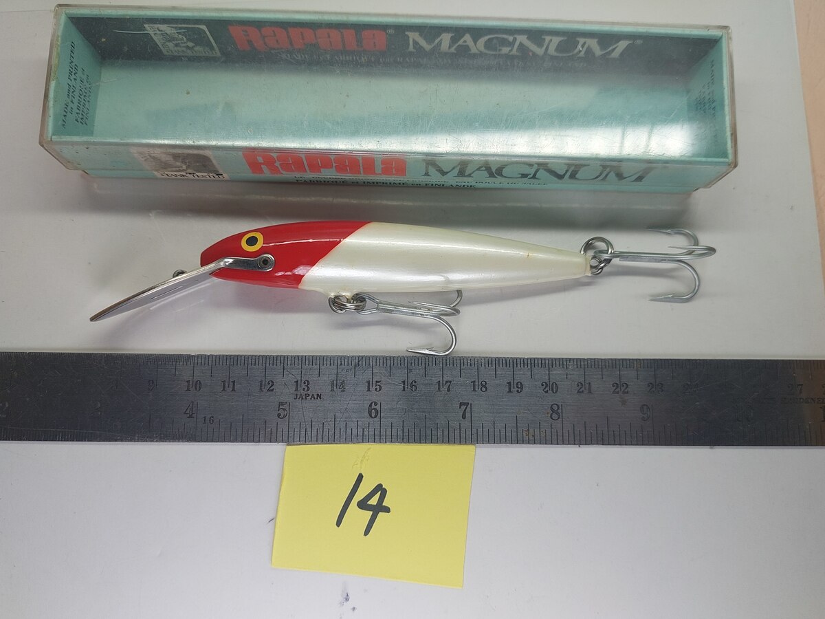   Dum fishing  ****    LURE #  14  *** RAPALA  CD MAGNUM  SINKING  FINLAND  ***