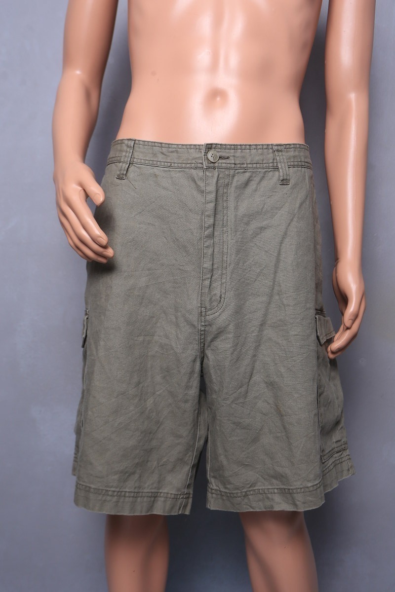 กางเกงขาสั้น Men’s St. John’s Bay Cargo 55% Ramie 45%Cotton Size 44”