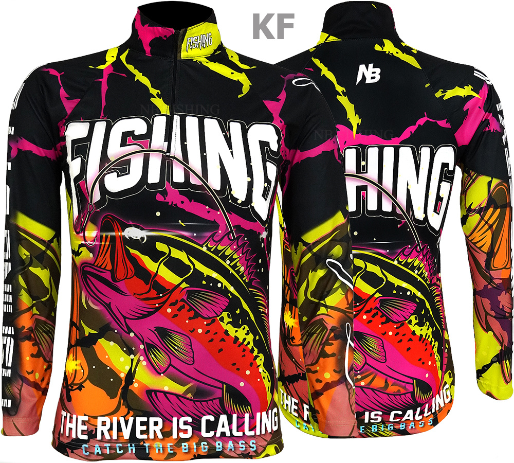 เสื้อตกปลา Bass Pro Fishing เนื้อผ้า Polyester ป้องกันแสง UV - ไซส์ XL