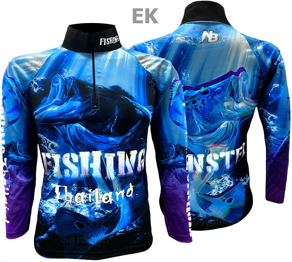 เสื้อ Fishing Thailand  ป้องกันแสงUV ไซส์ L (เปลี่ยนขนาดโซส์ได้)