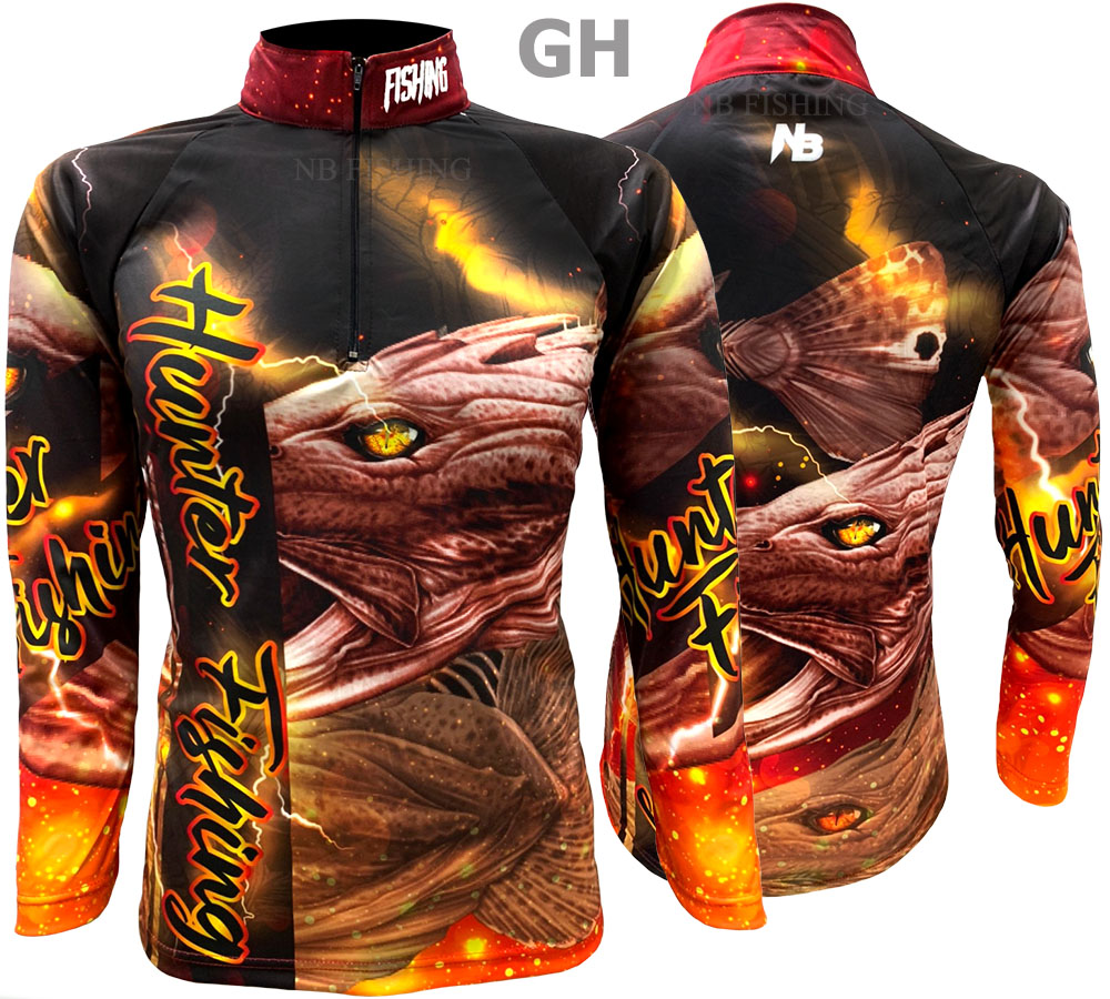 เสื้อตกปลา Dargon Hunter Fishing ป้องกันแสง UV - ไซส์ L (เปลี่ยนขนาดโซส์ได้)