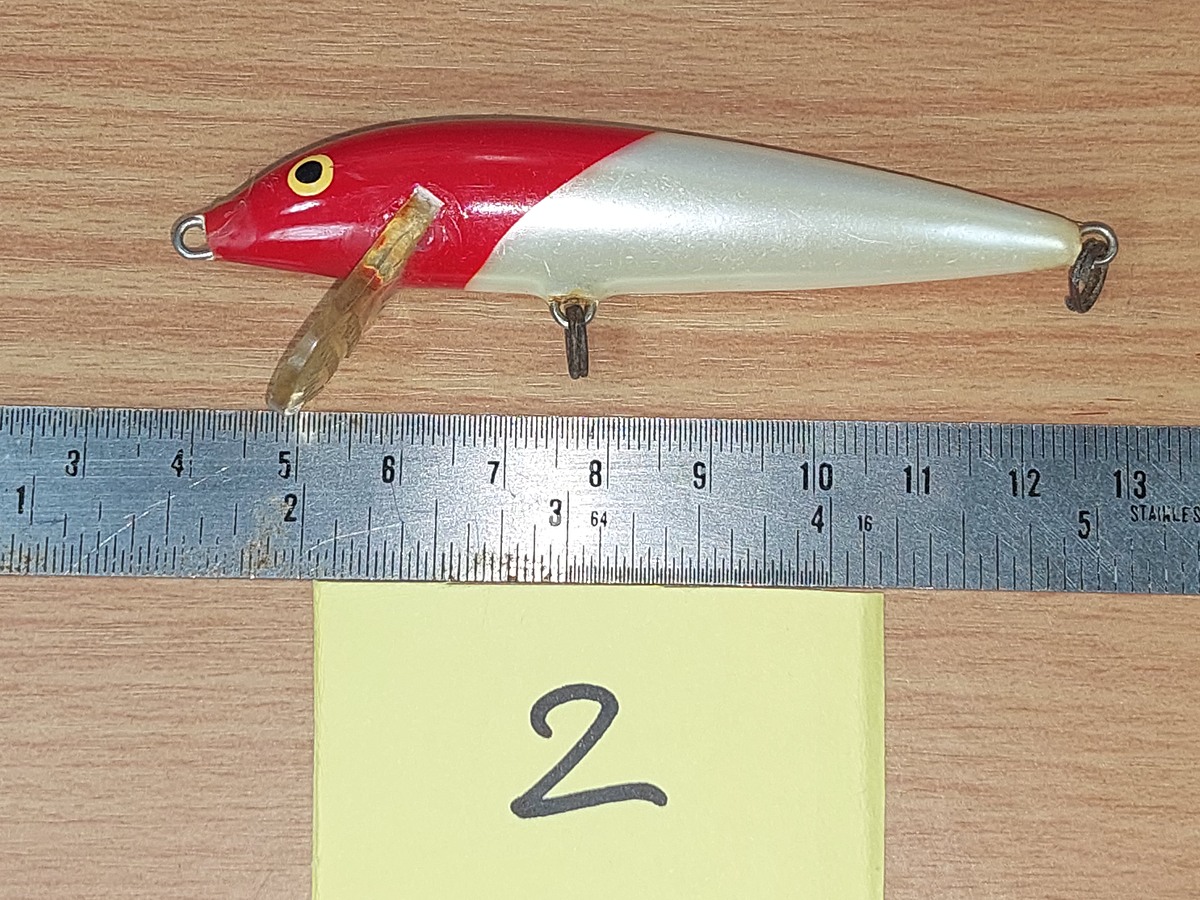   Dum fishing ***** LURE # 2   *** RAPALA  CD     RED HEAD  **** -