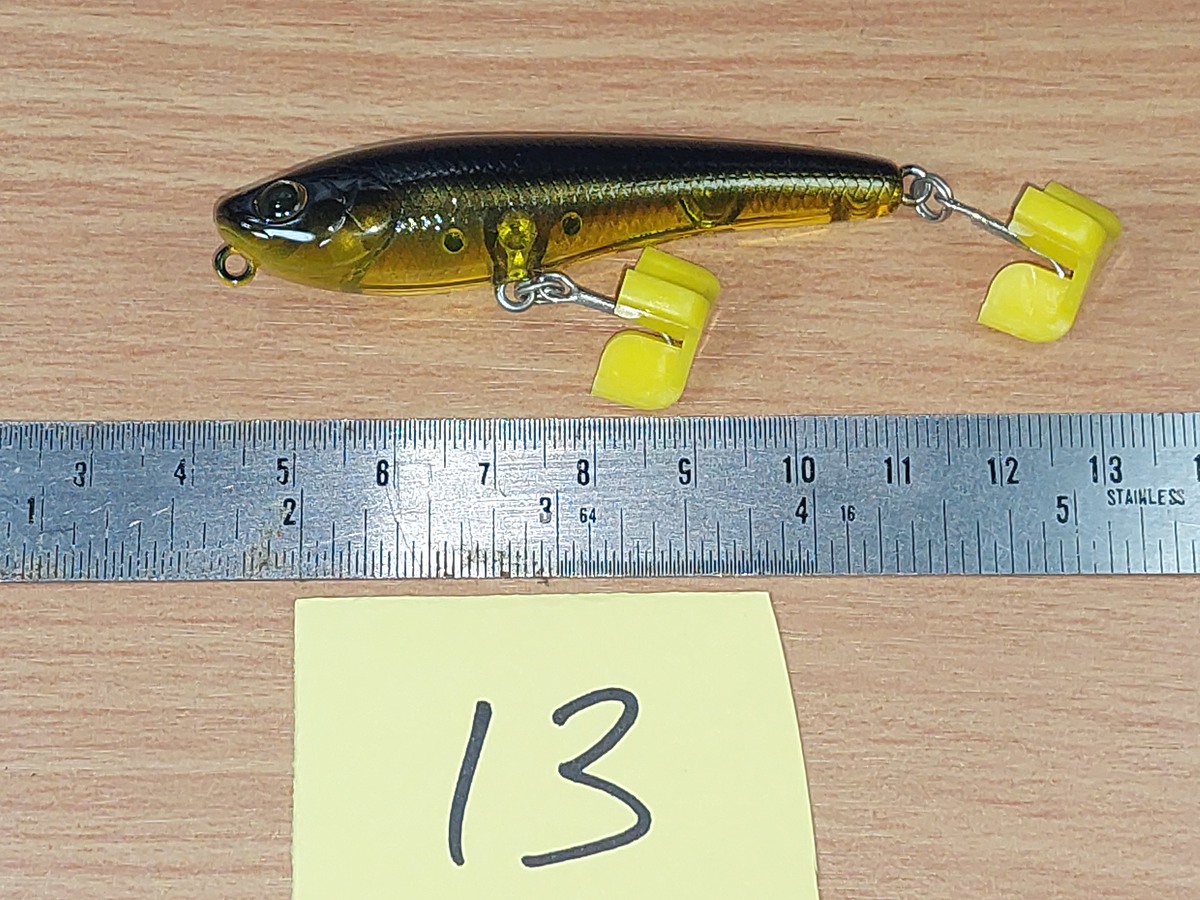   Dum fishing    *****   LURE #  13   ***  COMBAT PENCIL  Jr.    *****