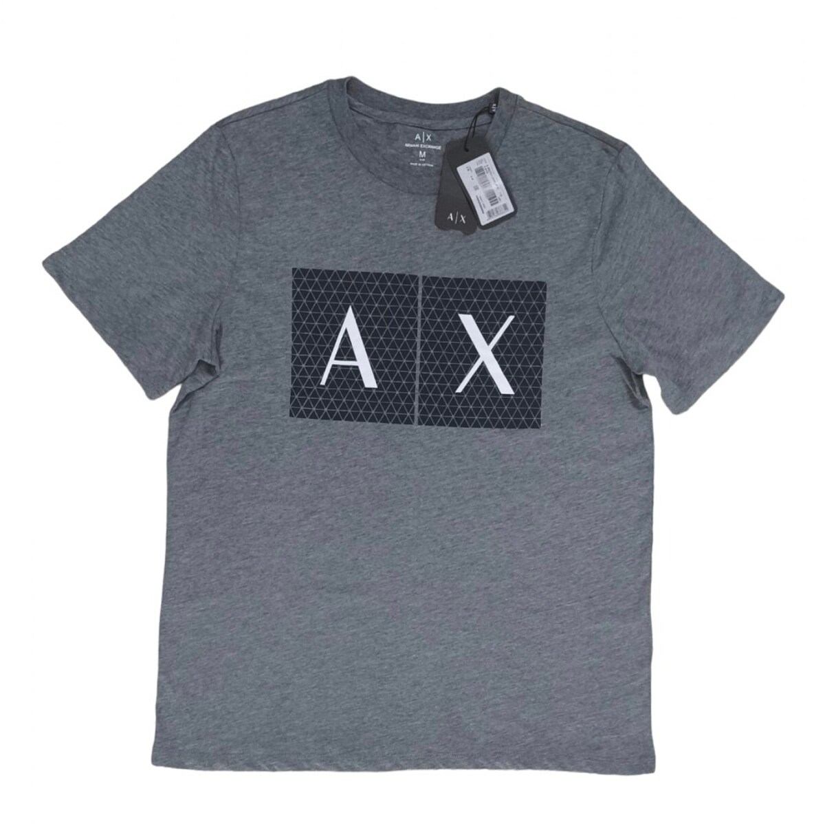 Armani Exchange T-shirt TAGป้ายห้อย ป้ายด้านข้างครบมี QR code scan ได้ครับ