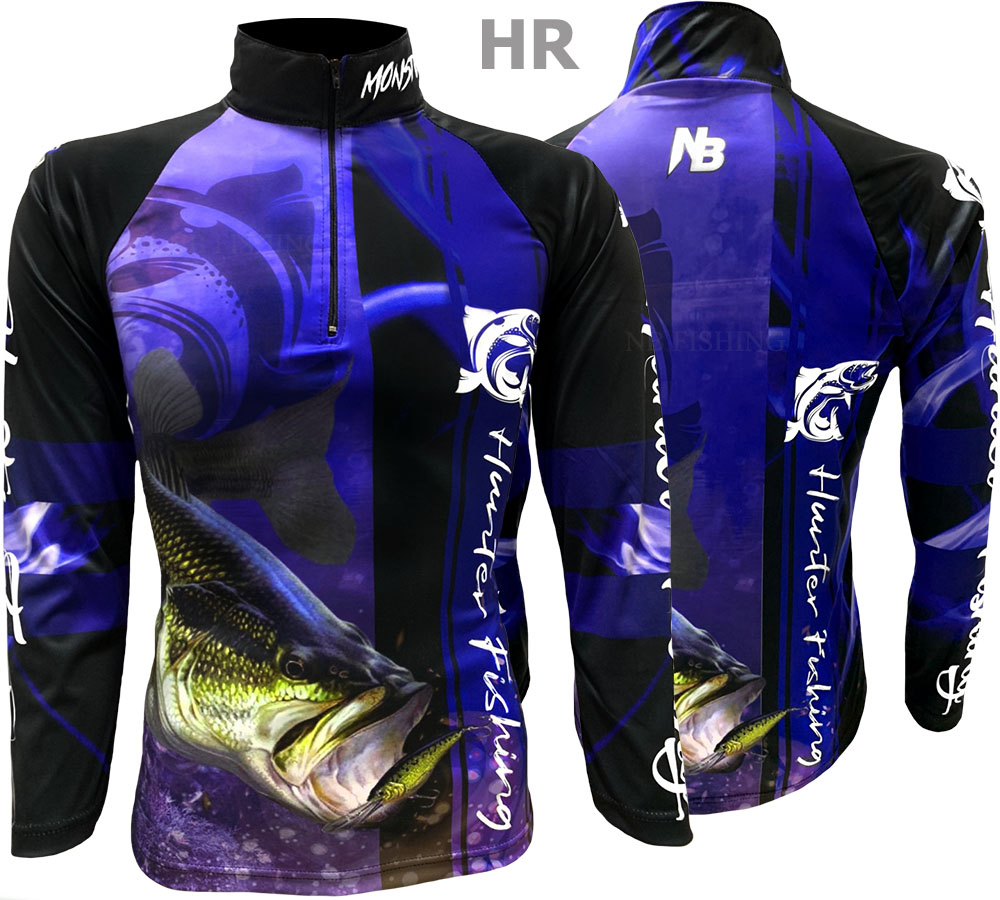 เสื้อตกปลา Blue Hunter Fishing ป้องกันแสง UV - ไซส์ L(เปลี่ยนขนาดใซส์ได้)