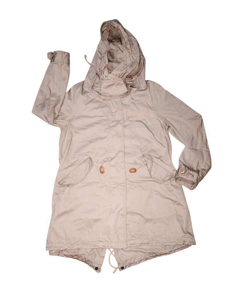 ++ MILITARY JACKET แนวทหาร สีทราย รอบอก 39 นิ้ว