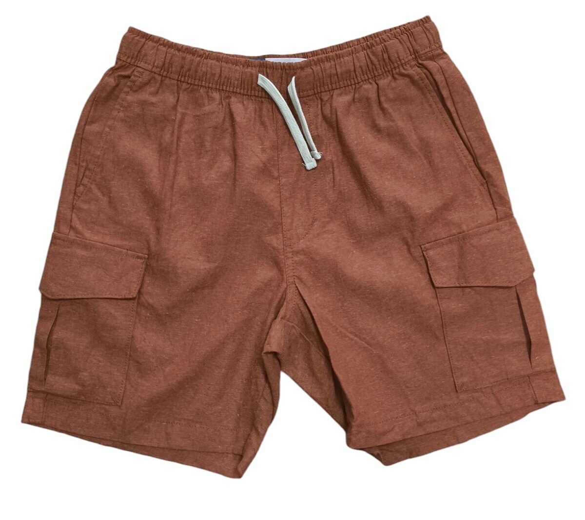 Old navy Cargo ผ้าลินิน กางเกงขาสั้น ขอบเอวยางยืดใส่สบายพร้อมเชือก เอว30-32นิ้ว