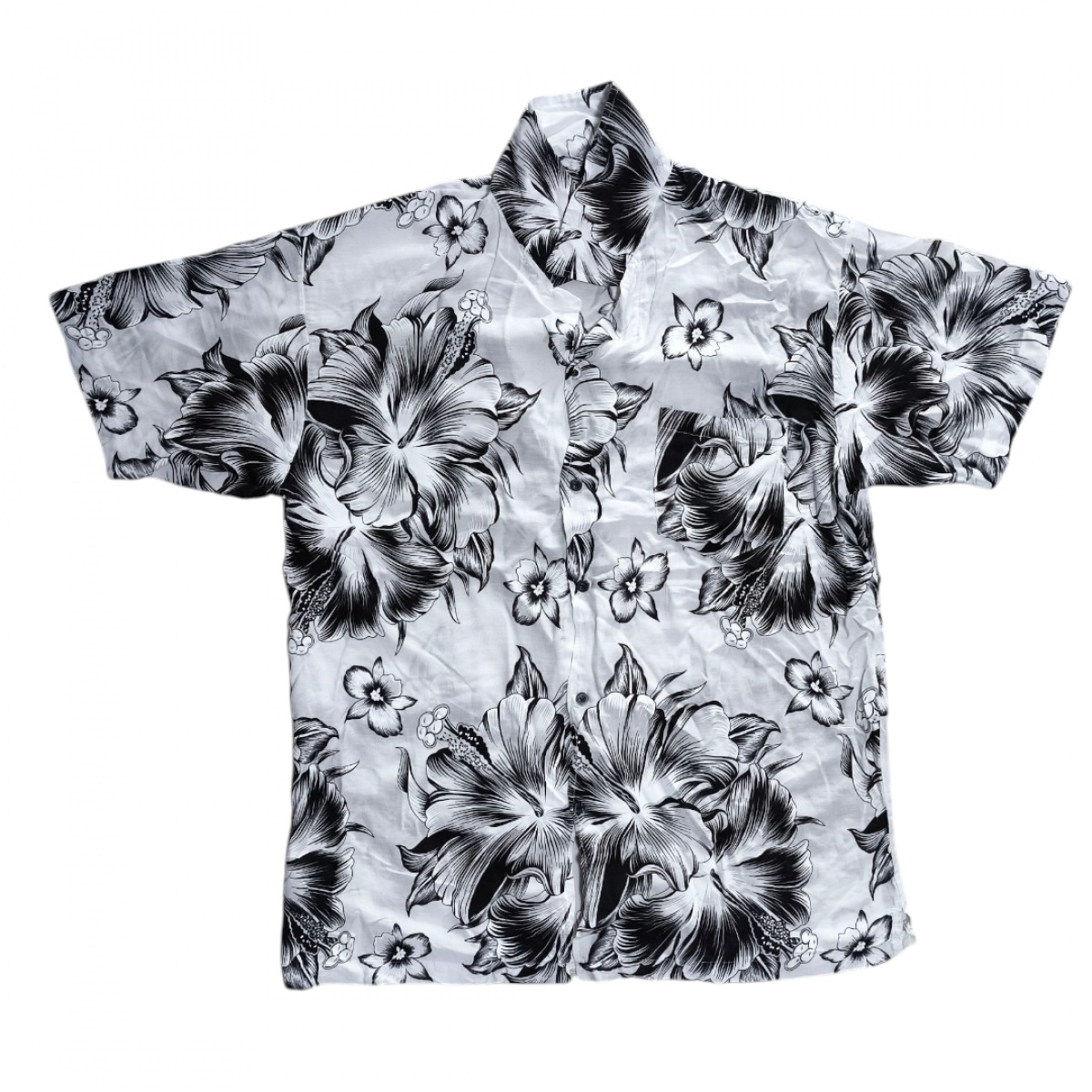 JACKPOT เชิ้ตแขนสั้น ผ้าRayon ใส่สบายมาก 48นิ้ว