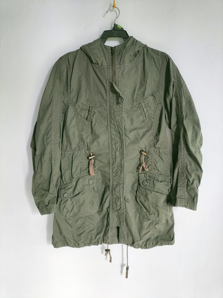 ++ MILITARY JACKET แนวทหาร สีเขียว รอบอก 39 นิ้ว