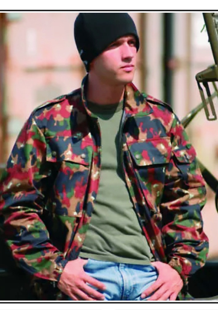 ++ เสื้อ Swiss Army Alpenflage Shirt รอบอก 47-48 นิ้ว