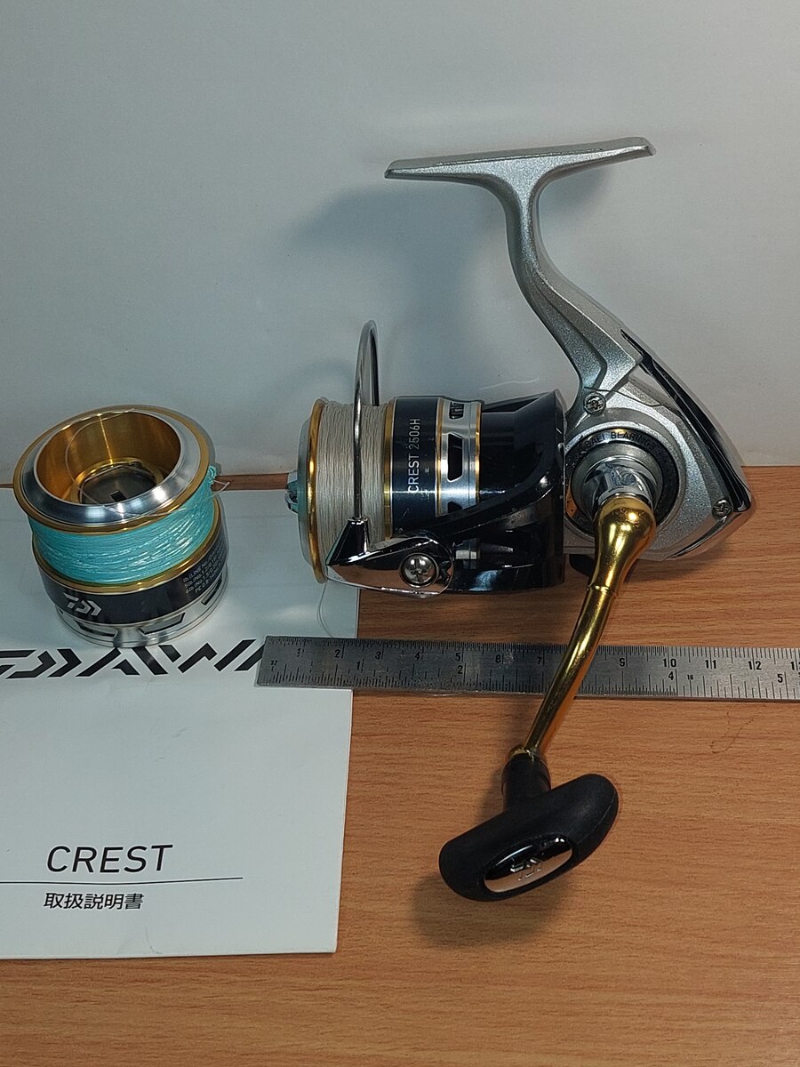   Dum fishing   #  15  ***  DAIWA   CREST  2506  H   +  SPARE SPOOL     ***