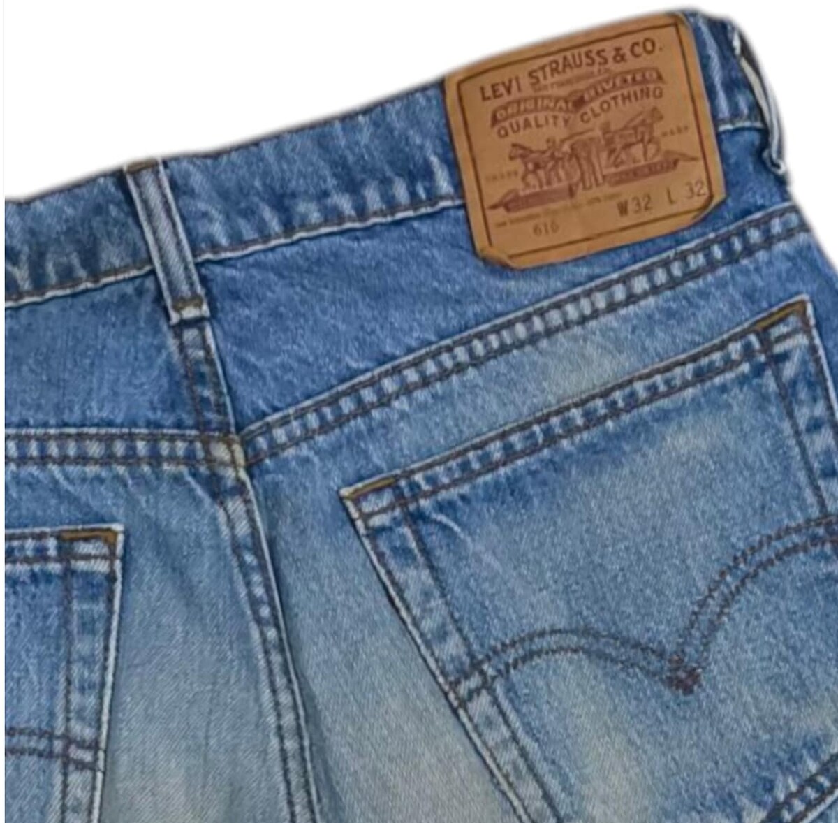 LEVI'S 616 วัดจริง 32นิ้ว ความยาว 38.5 นิ้วปลายขา 7 นิ้ว