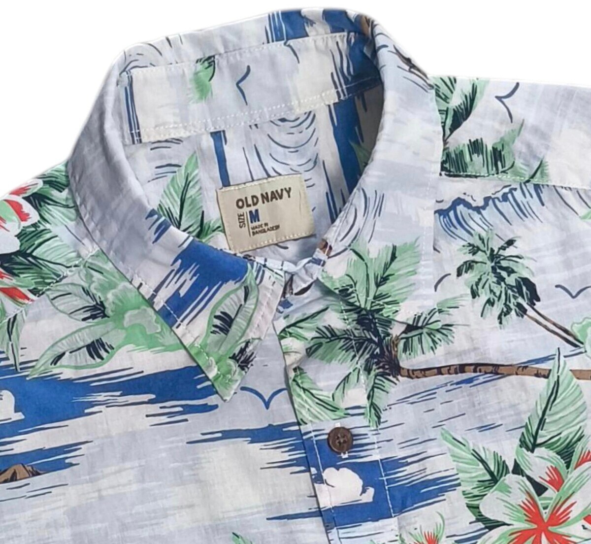 Old Navy ฮาวายเชิ๊ตแขนสั้น Size ( อก 44