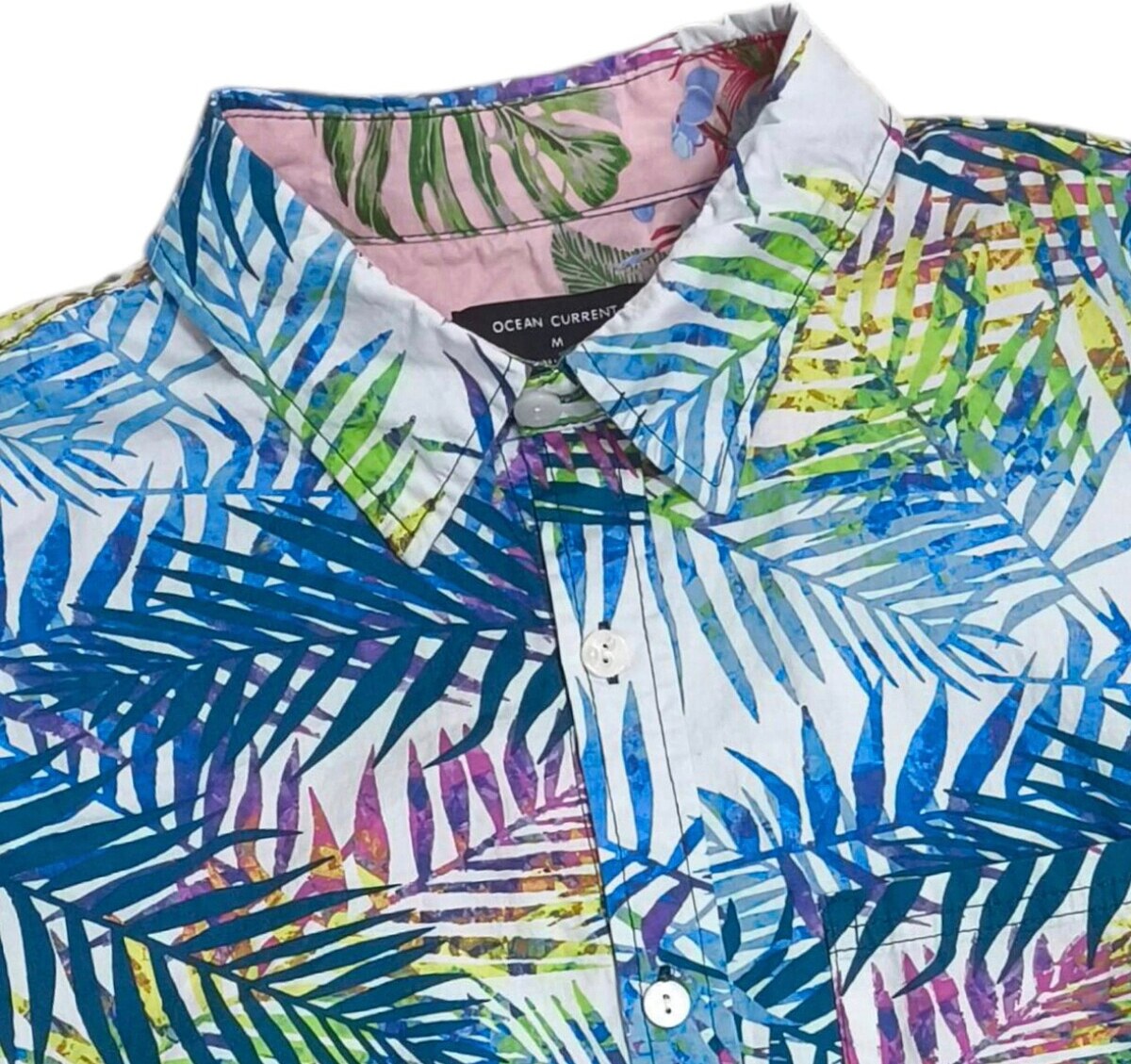 OCEAN County slim Fit เชิ๊ตแขนสั้นอก44นิ้ว Size ( อก 44