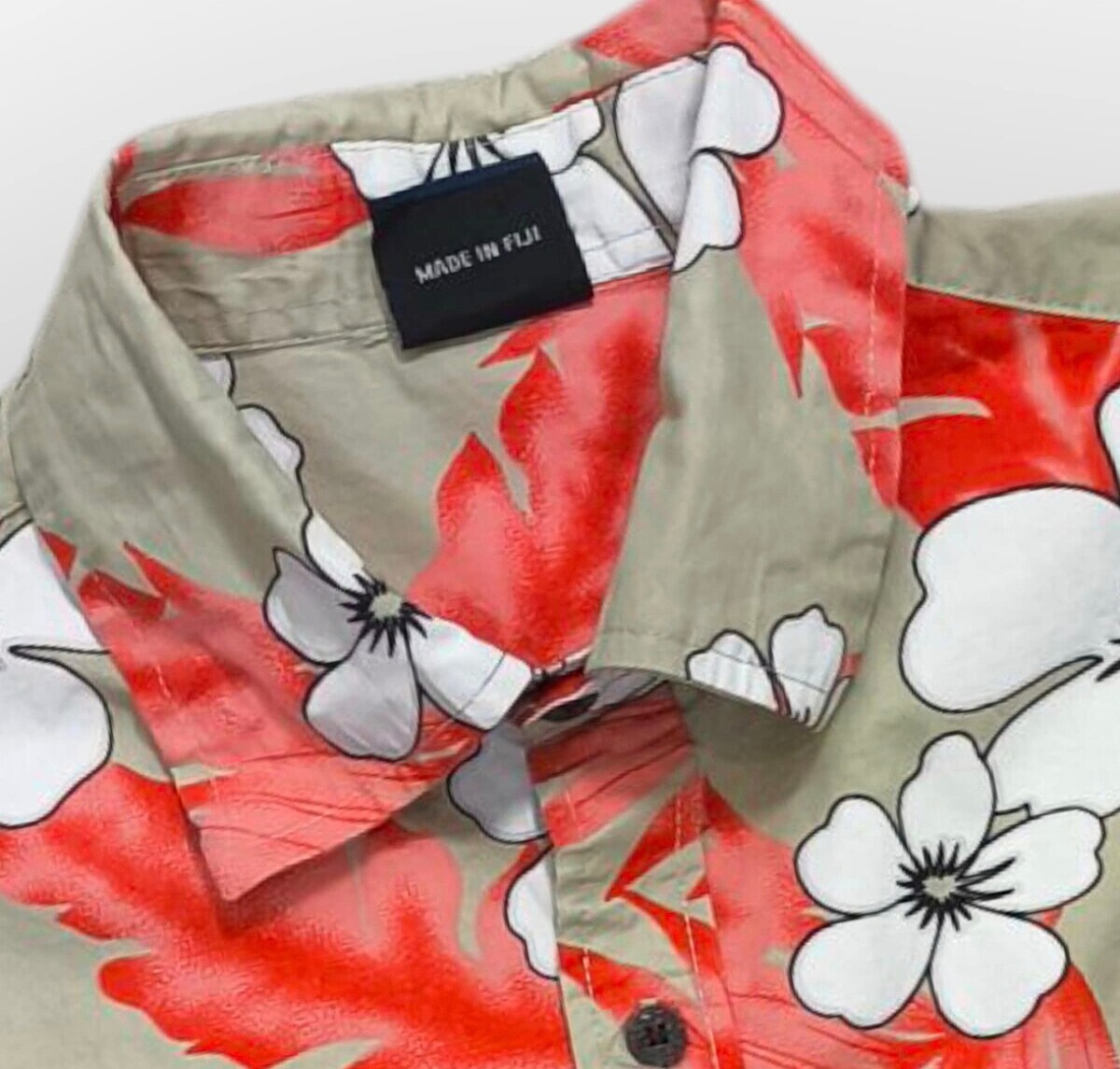 aisokula ฮาวาย made in  FIJI  เชิ๊ตแขนสั้นอก48นิ้ว Size ( อก 48