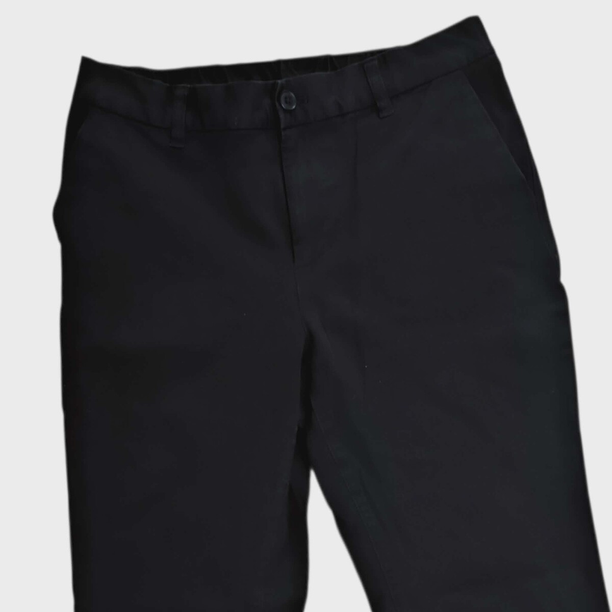 กางขายาว Muji สีดำ ผ้ายืดหยุ่นนิดๆ ด้านหลังเอวยางยืด เอว30 -32 นิ้วมือ1