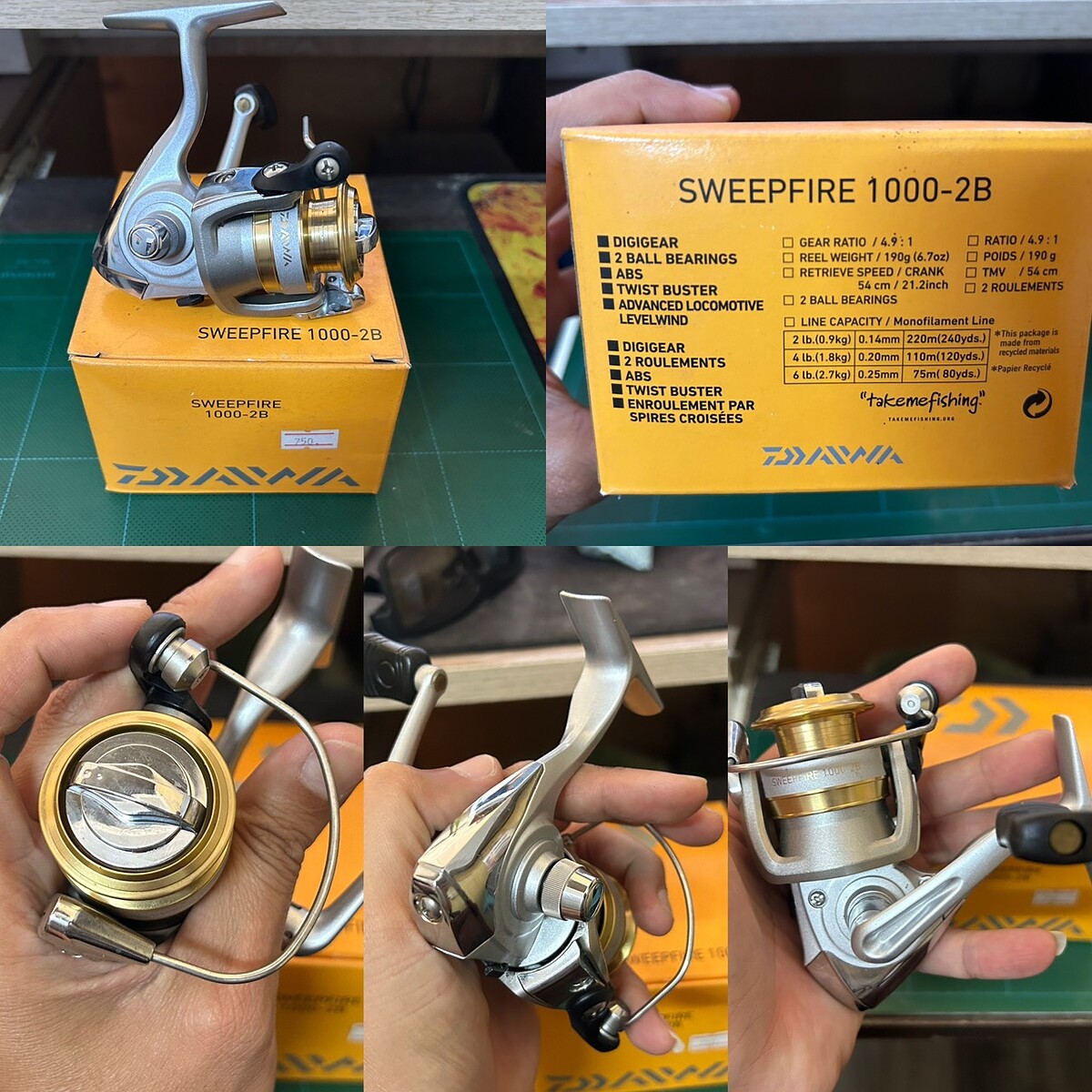 Daiwa sweepfire1000-2b(ใหม่เก่าเก็บ)