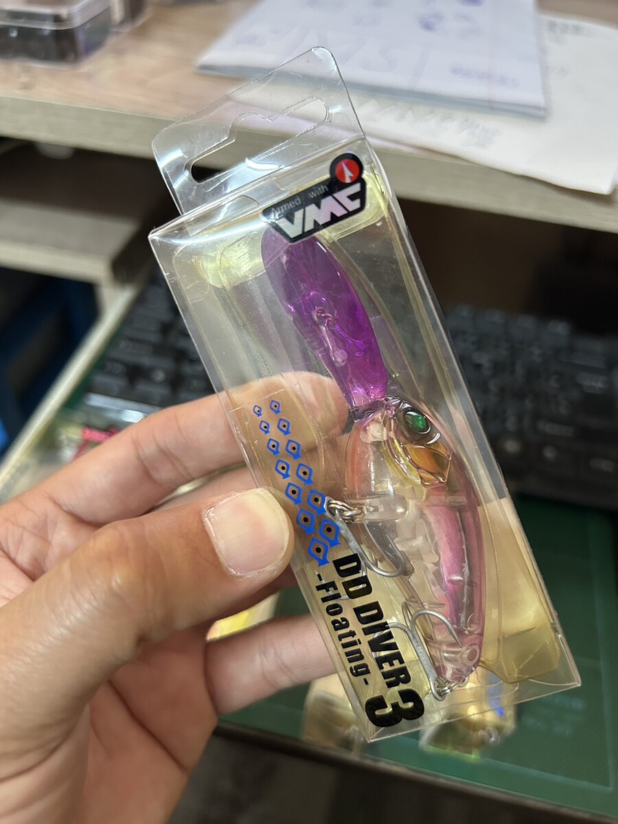 เหยื่อVMC(5.5cm)วัดจากห่วงหน้าถึงห่วงหลัง
