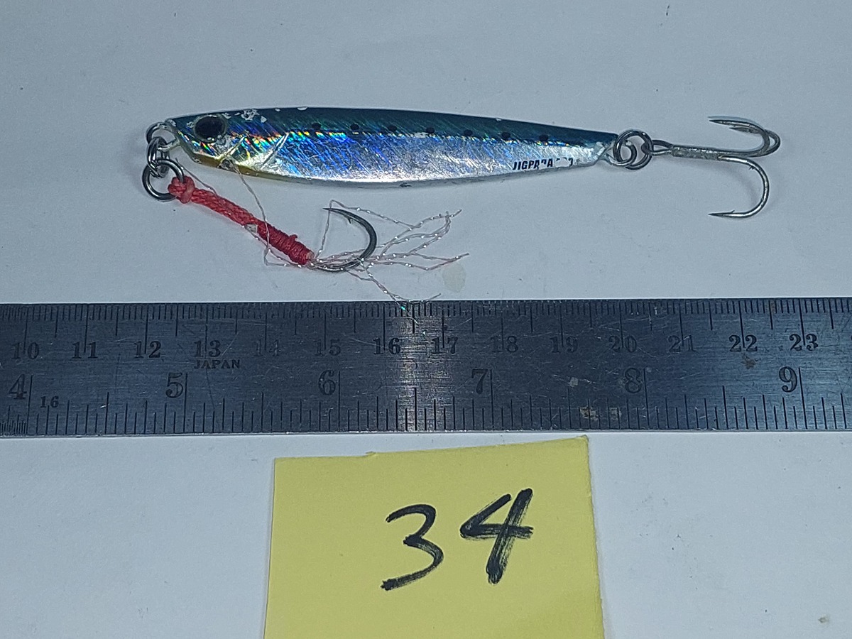   Dum fishing       *******     LURE #   34     JIGPARA   ********