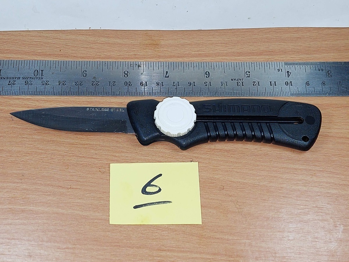   Dum fishing   KNIFE #  6   ***   SHIMANO  SLIDE   FISHING  KNIFE       ****