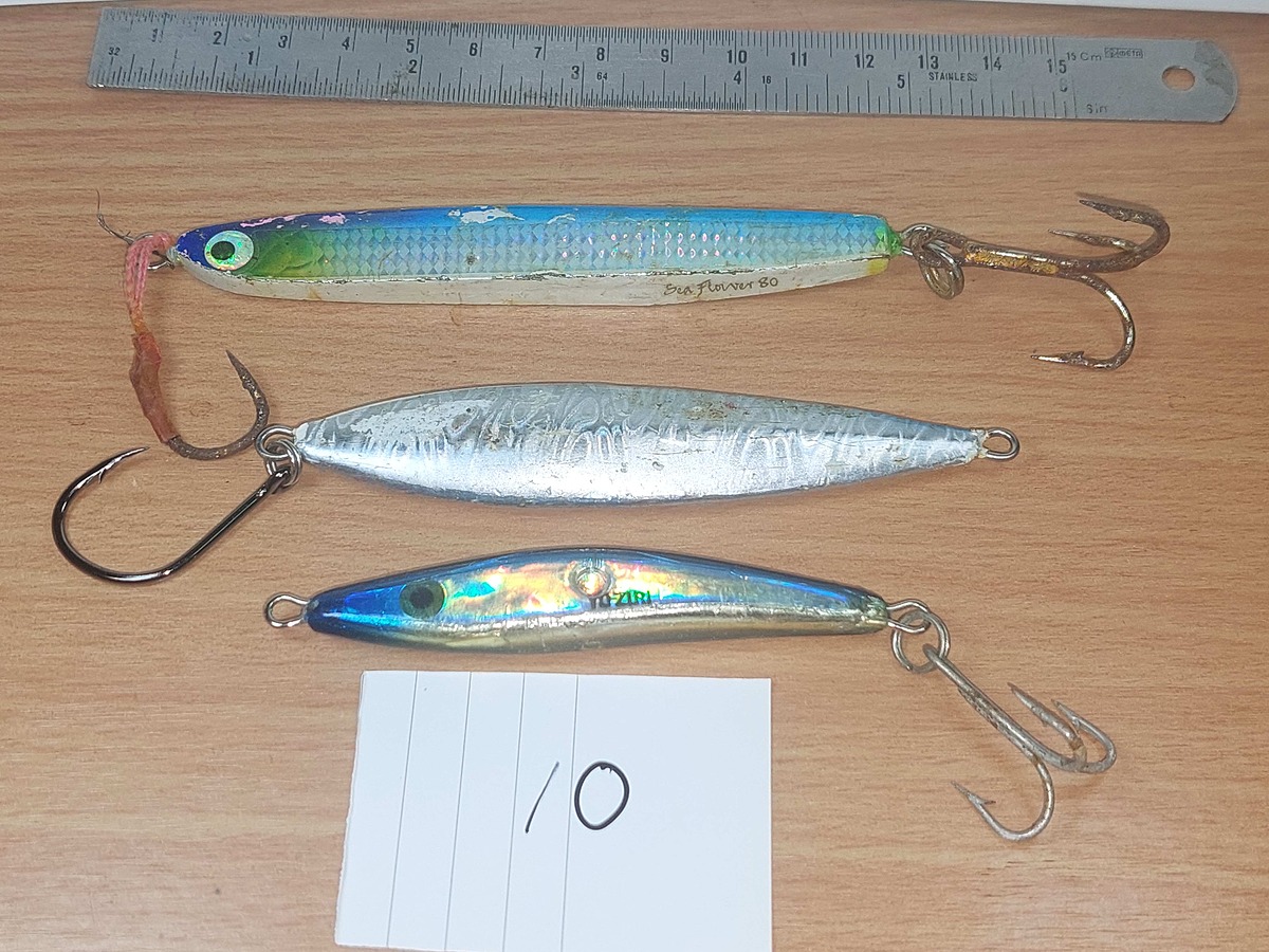   Dum fishing       *******    JIG  # 10   ///   ชุด  3 ตัว   ********
