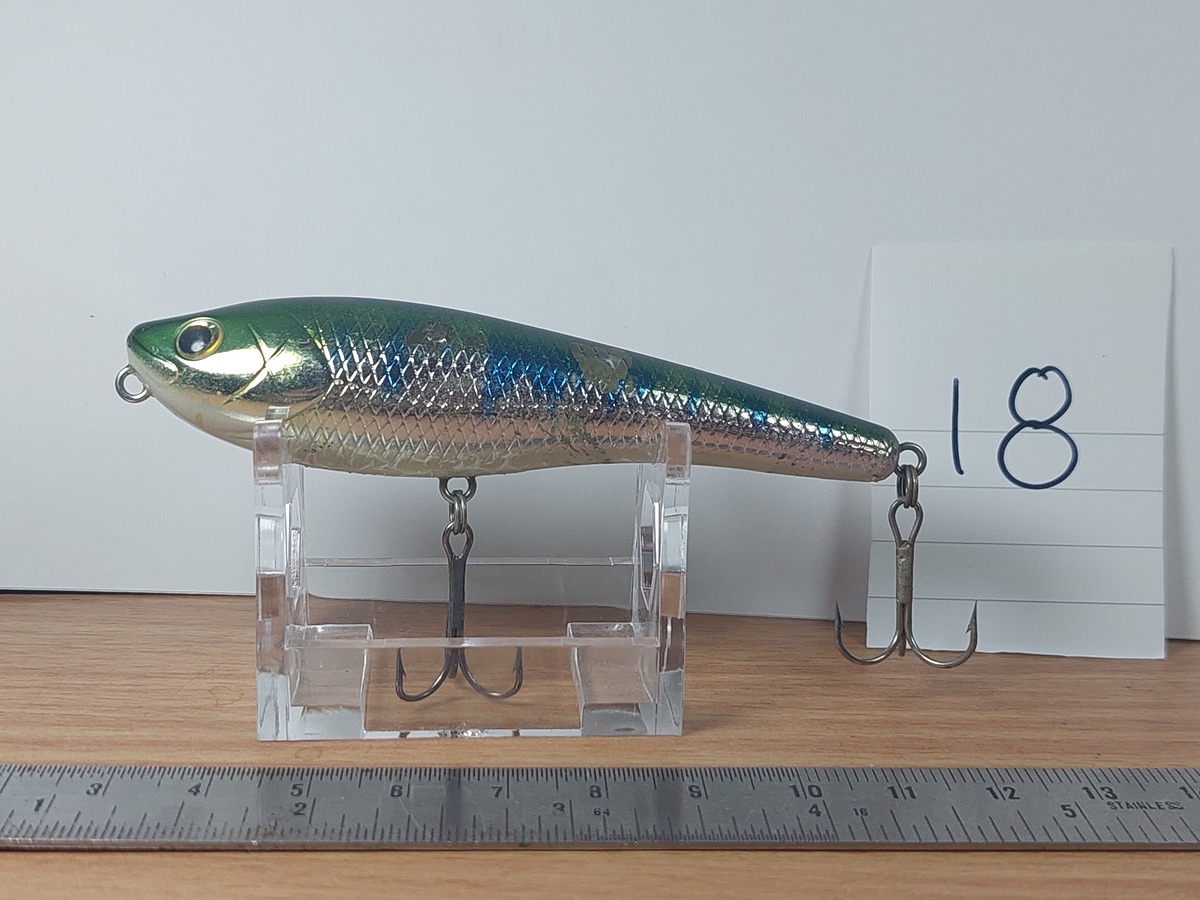  Dum fishing    EVERGREEN   ***     LURE #    18  ****  COMBAT PENCIL 