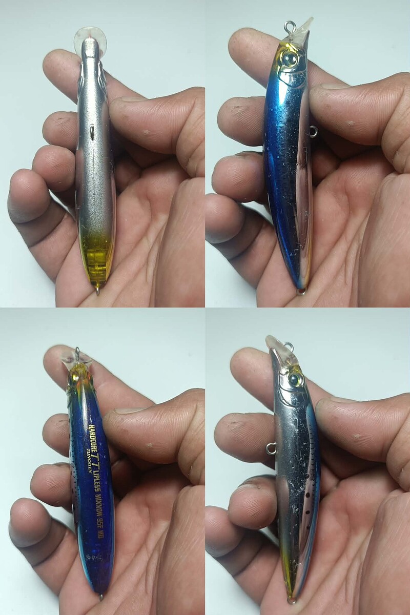 Hardcore TT lipless minnow 95F MD (แม่เหล็กอ่อน)