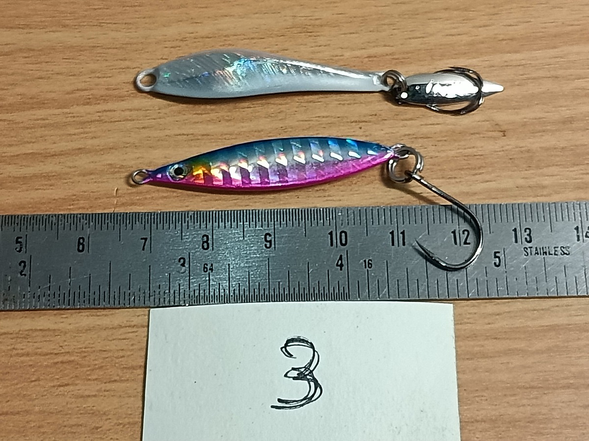       Dum fishing **** LURE # 3   LIGHT JIG ชุด 2 ตัว **** - 