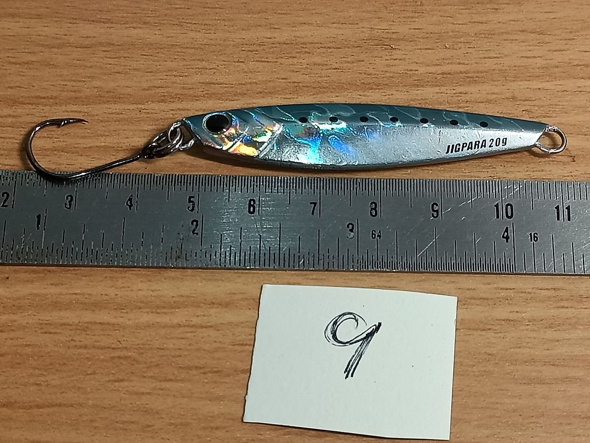   Dum fishing       *******     LURE #    9    JIGPARA      ********