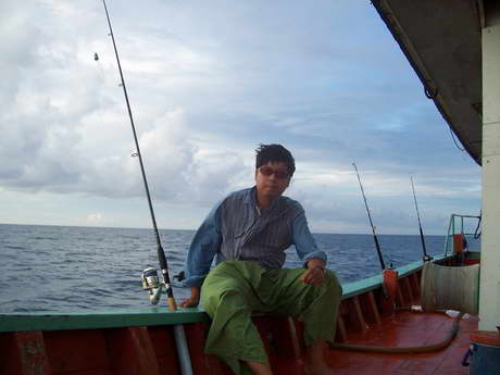 ปลาส่วนใหญ่ที่ได้เหมือนทางฝั่งอ่าวไทย อั่งเกย ฉักฮื้อ เก๋า ไอ้เปีย  ช่อนทะเล ภาพรวมๆได้ปลามามากพอควร