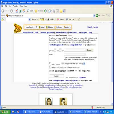   [u]ภาพ004[/u]

 [q]หน้าต่างของ ImageShack จะปรากฎขึ้นดังรูป[/q]