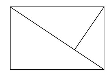 มาเป็น Golden Triangle แบ่งเป็นสามเหลี่ยมคล้ายเท่าๆ กัน 3 อัน
(สี่เหลี่ยมเป็น 3:2 ก็ใช้ Golden Tria