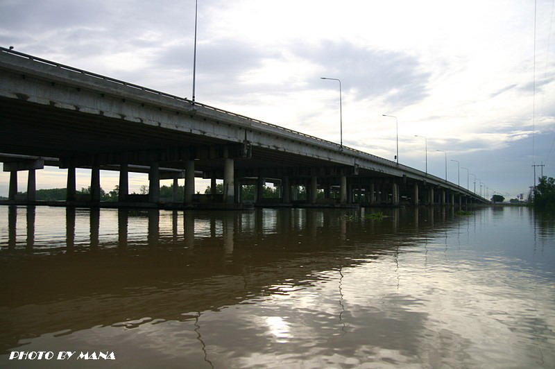 สะพานข้ามแม่น้ำบางประกง
่ตอหม้อสะพานเป็นที่นิยม
ของนักตกปลา :grin: