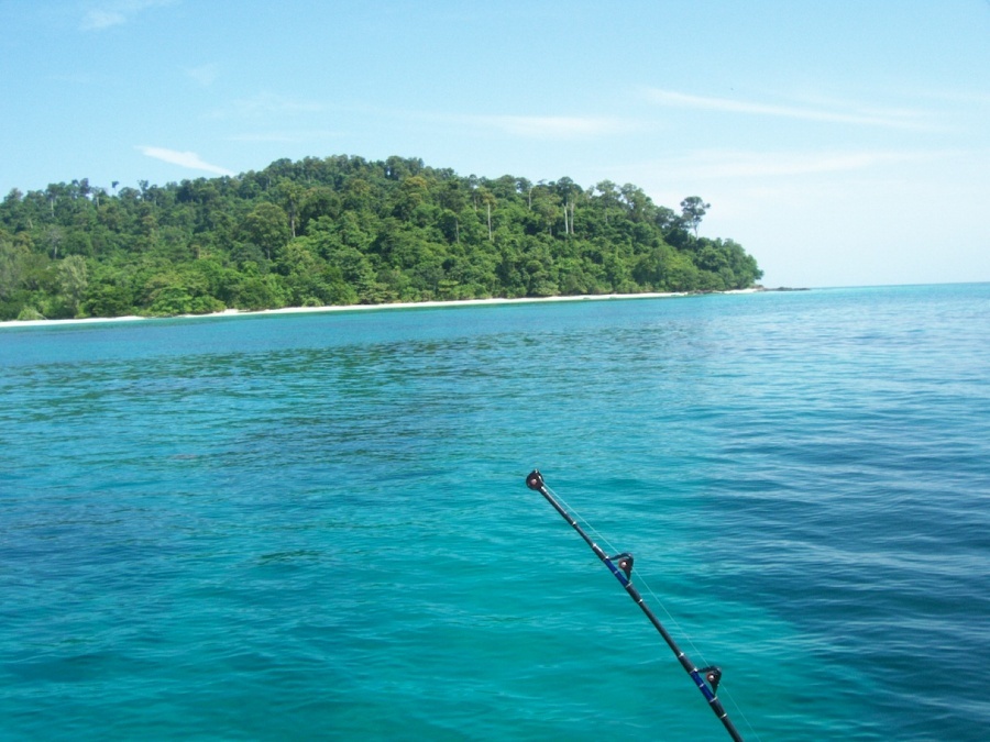 น้ำใส  สีสวย  ระหว่าง 2 เกาะรอก  น่าตีป๊อบมาก

น่าดำน้ำด้วย  ปลาเยอะแยะมากมาย :blush: