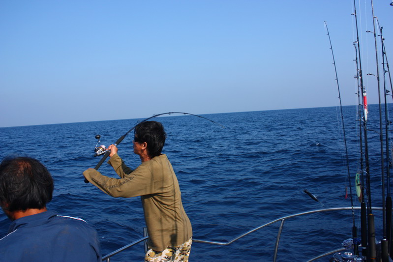 [q]
ต้องยอมรับนักตกปลาท่านนี้ (เฮียใจ้ 7 C) ฝีมือการตกปลาทะเลขึ้นเทพ นับถือจริง ๆ 
[/q]