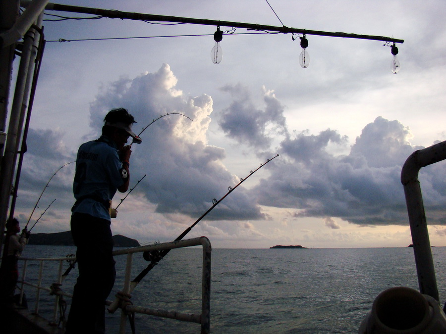ระหว่างรอปลาใหญ่ น้าหมอกับน้องเพลงก็สนุกสนานกับปลาเล็กไปด้วย
 :cool: