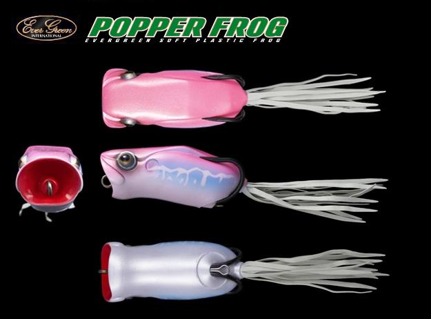  [b]Popper Frog[/b]

Manufacture : EVERGREEN
 
Sub Category : TOPWATER 

Main Feature : Soft p