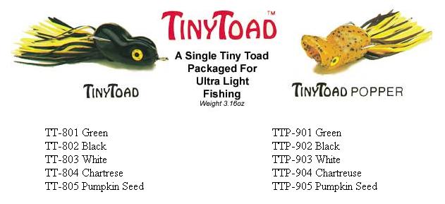 [b]33.Scumfrog - Tiny Toad[/b] 
[b]34.Scumfrog - Tiny Toad Popper[/b]

ขนาด 35 มม.
หนัก 6 กรัม

