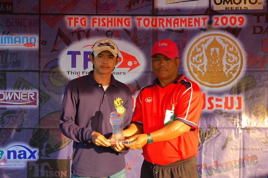
รางวัลชนะเลิศอันดับ 2 รุ่นทั่วไปสะสมคะแนน ประเภทปลาชะโด