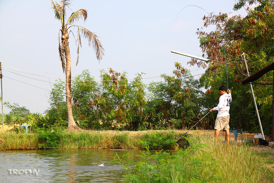 หันไปด้านข้าง น้ากะปุกได้สอยปลานิล