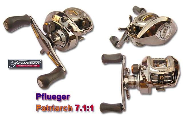   PFLUEGER   Patriarch

- 10 Double Shielded Stainless ball Bearing
- One-way Clutch Anti-reverse