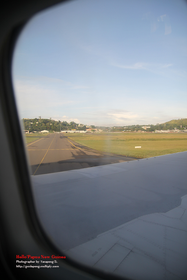 7:10 am Localtime. Landing.........
Jacksons Airport Port Moresby Papua New Guinea

 :cheer: